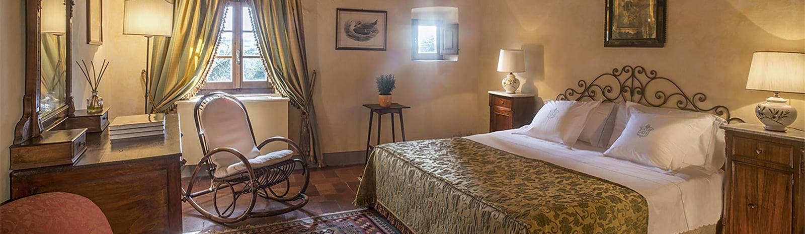 Castello di Spaltenna, rooms