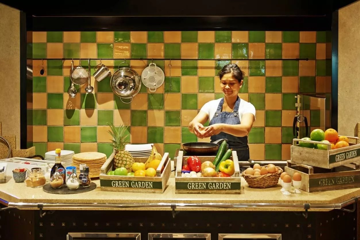 Banks Mansion, the kitchen
