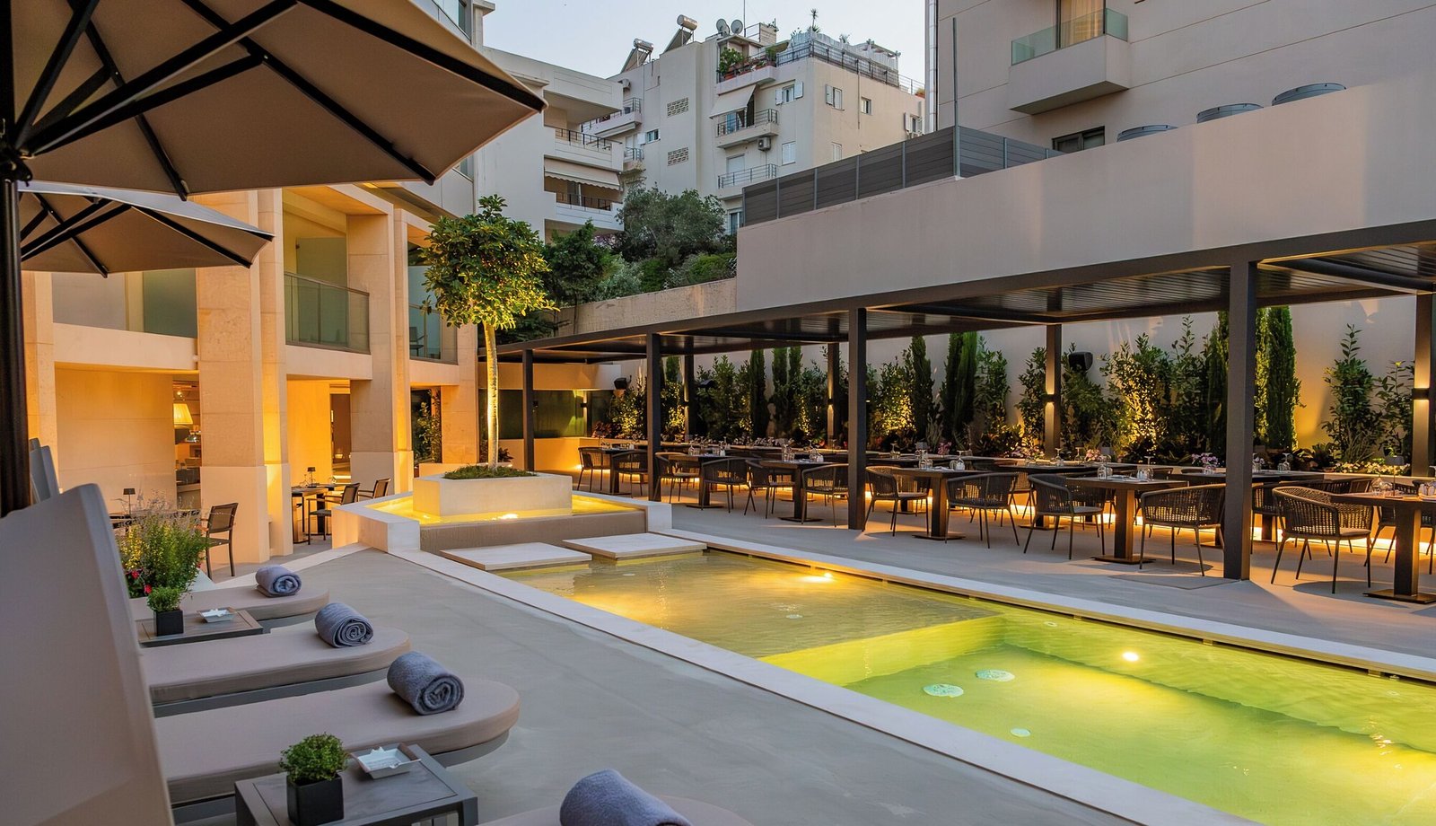 Divani Escape, the pool