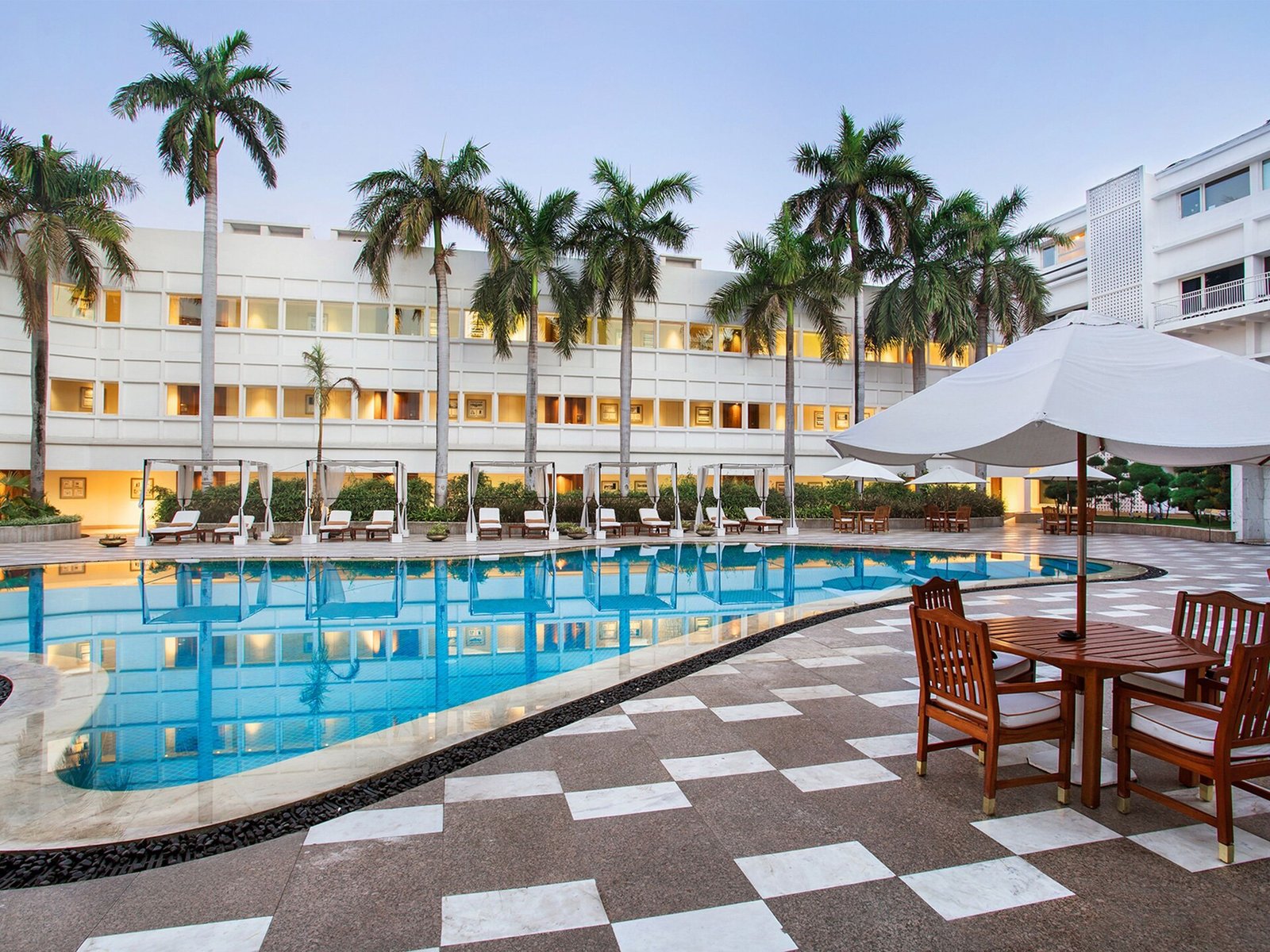 The Claridges, the pool