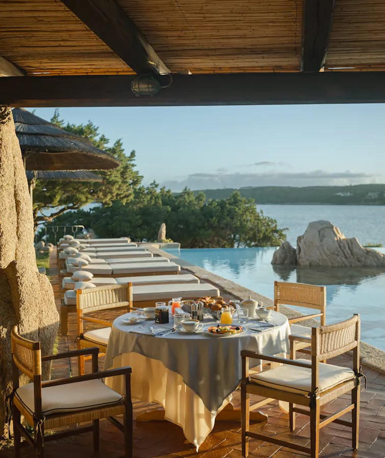 Hotel Pitrizza, Costa Smeralda, the grill restaurant