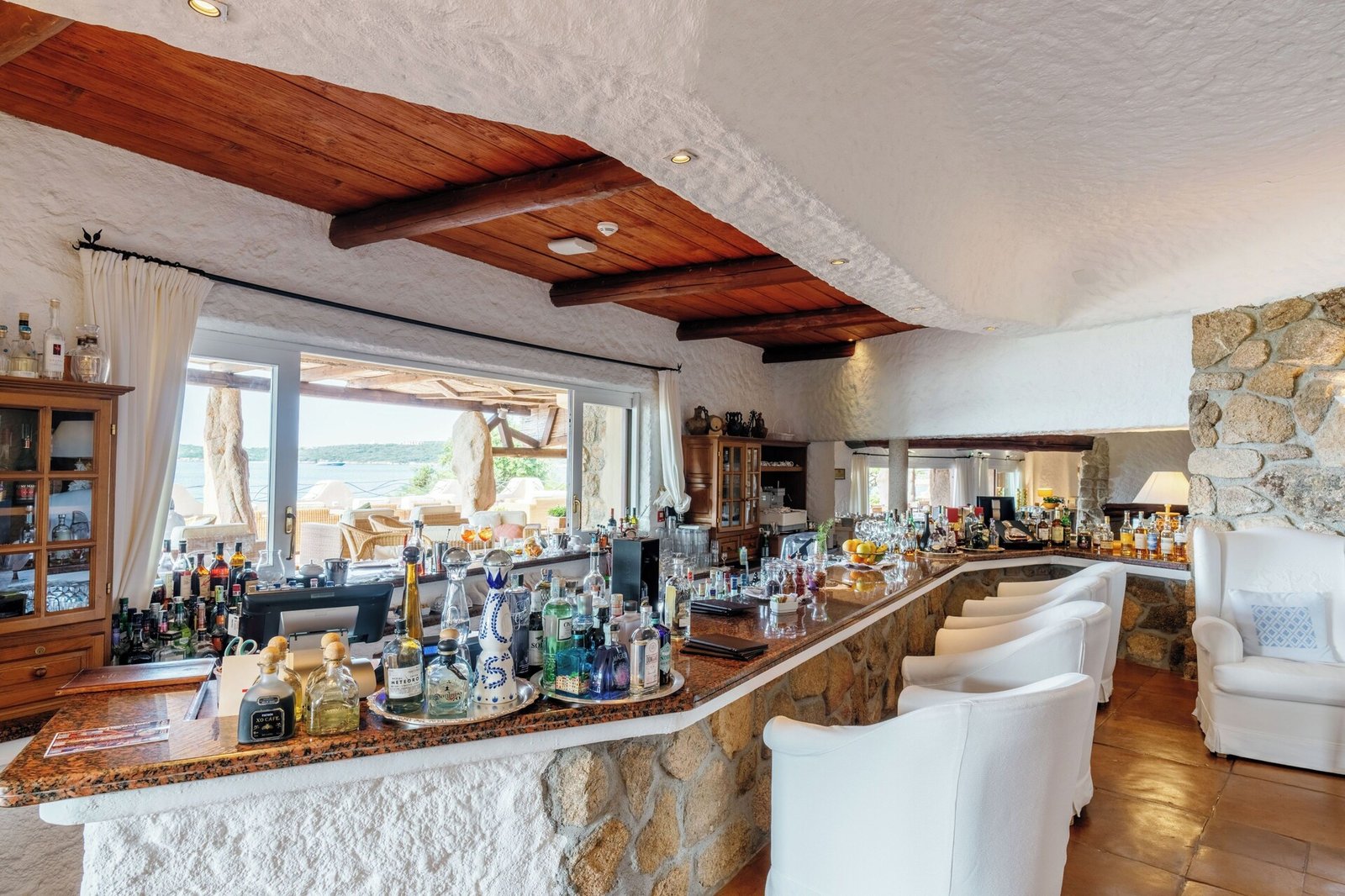 Hotel Pitrizza, Costa Smeralda, at the table