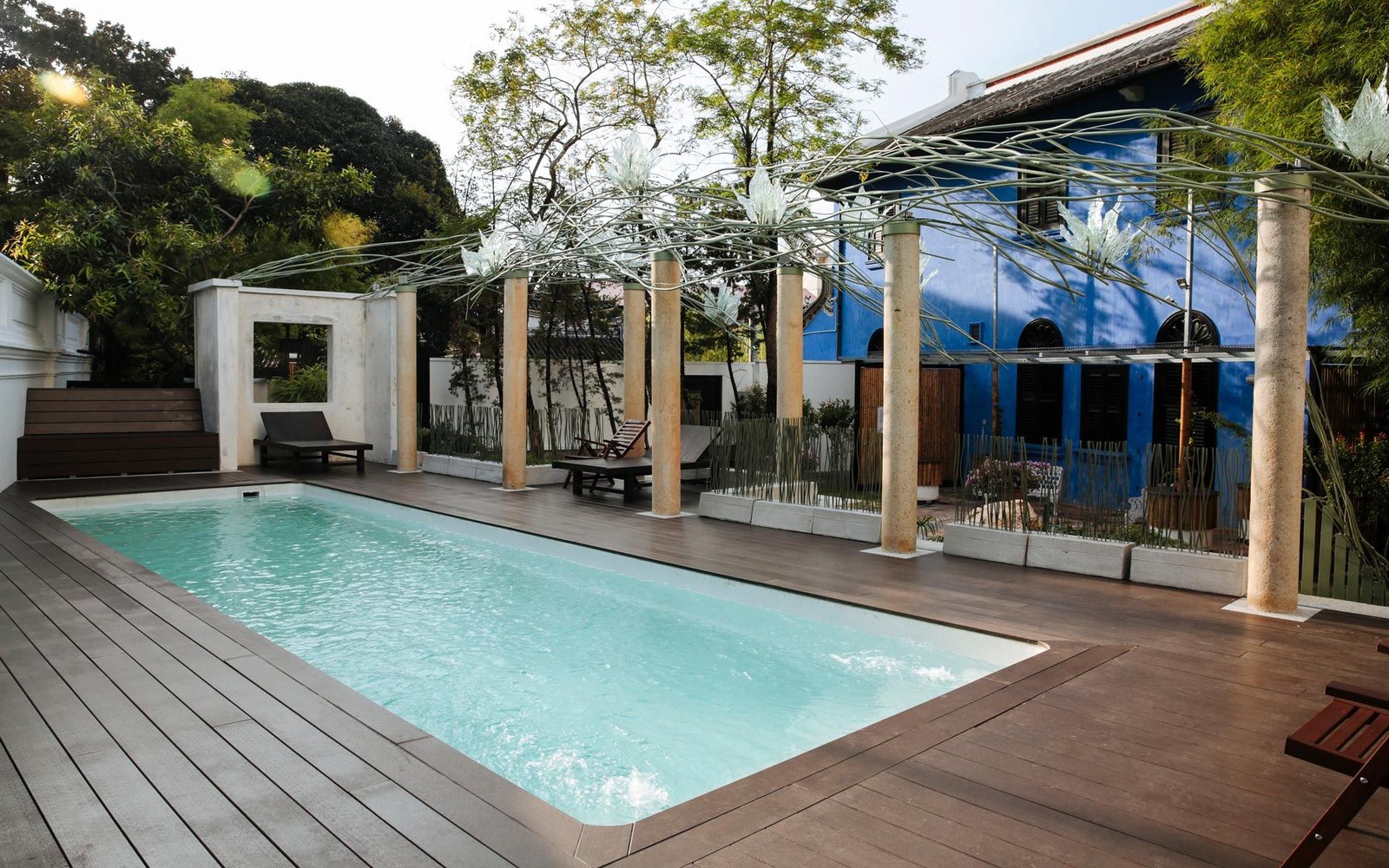 Cheong Fatt Tze - The Blue Mansion, the pool