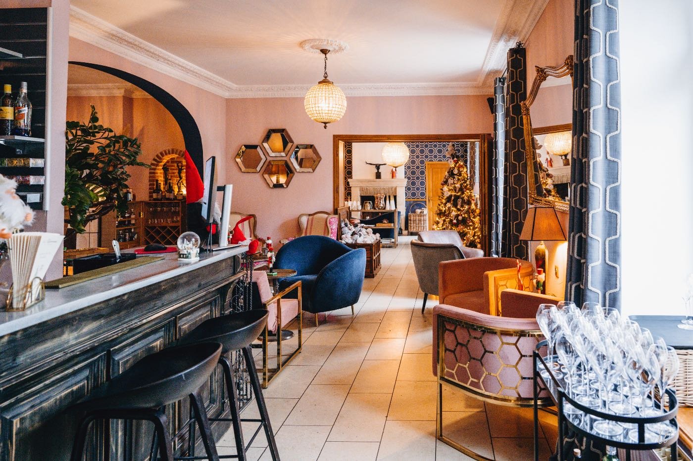 Domaine de Barive et Spa, salons-bars