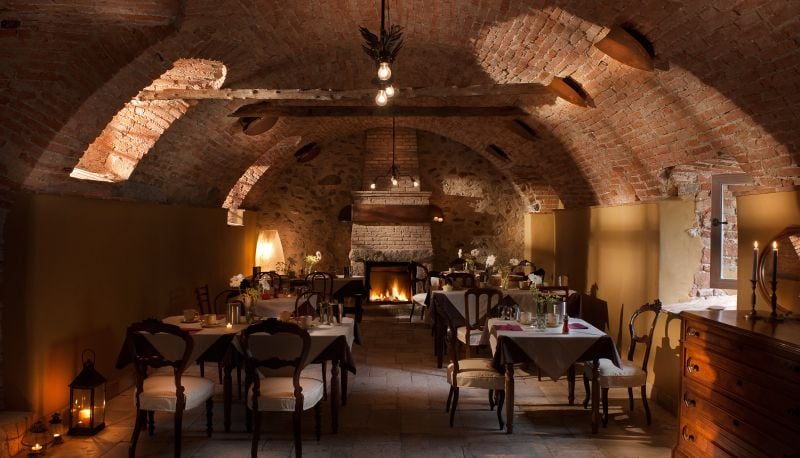Boutique Hotel Villa dei Campi, at the table