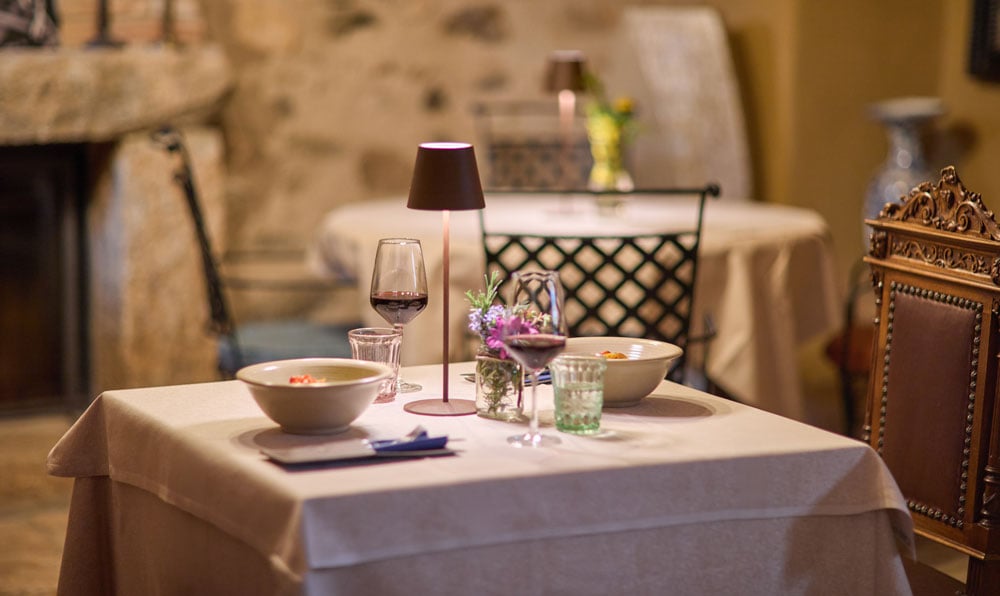 Boutique Hotel Villa dei Campi, at the table