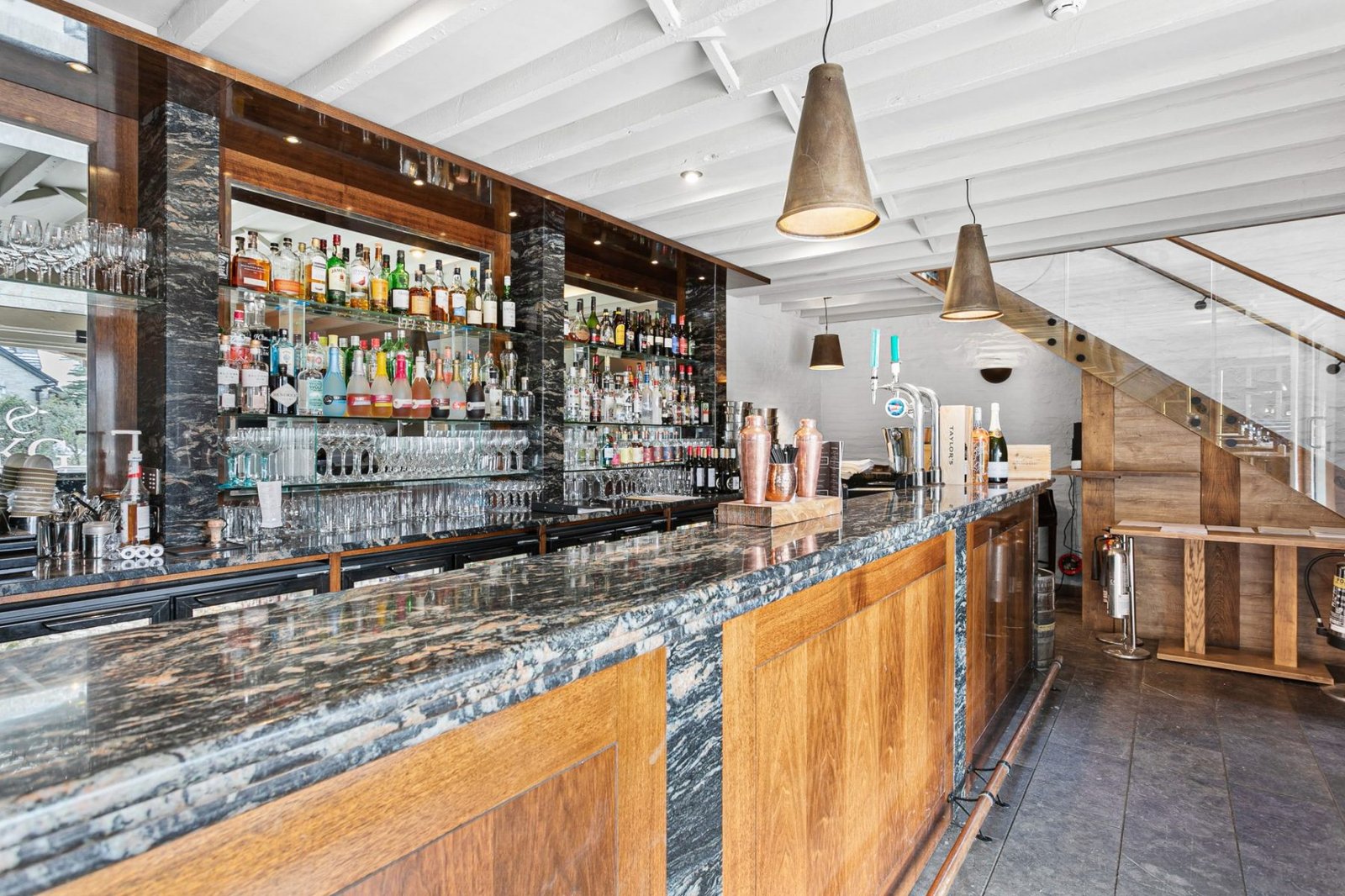 Kentisbury Grange, the coach house bar