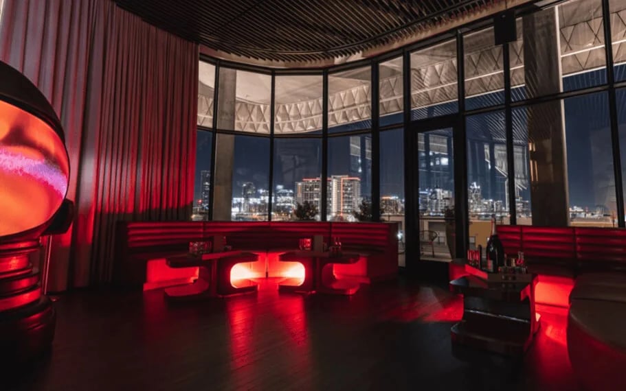 Virgin Hotels Dallas, at the table