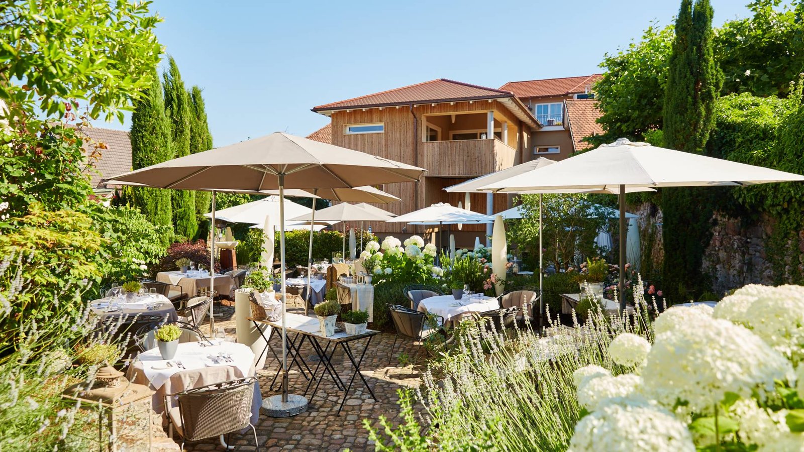Boutique-Hotel Die Reichsstadt, garten-restaurant & gartenterrasse