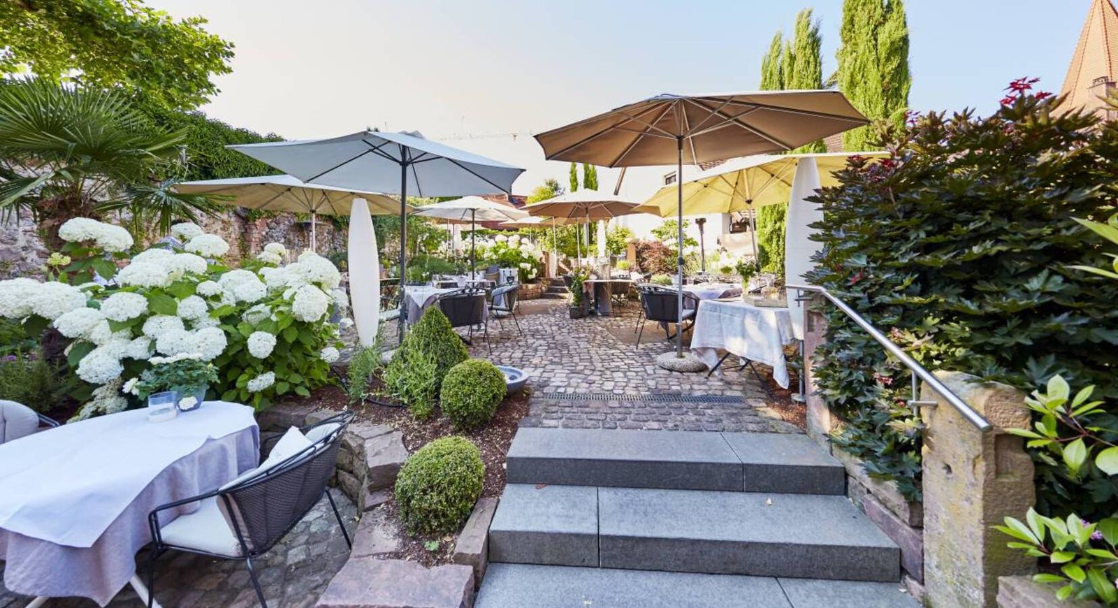 Boutique-Hotel Die Reichsstadt, garten-restaurant & gartenterrasse