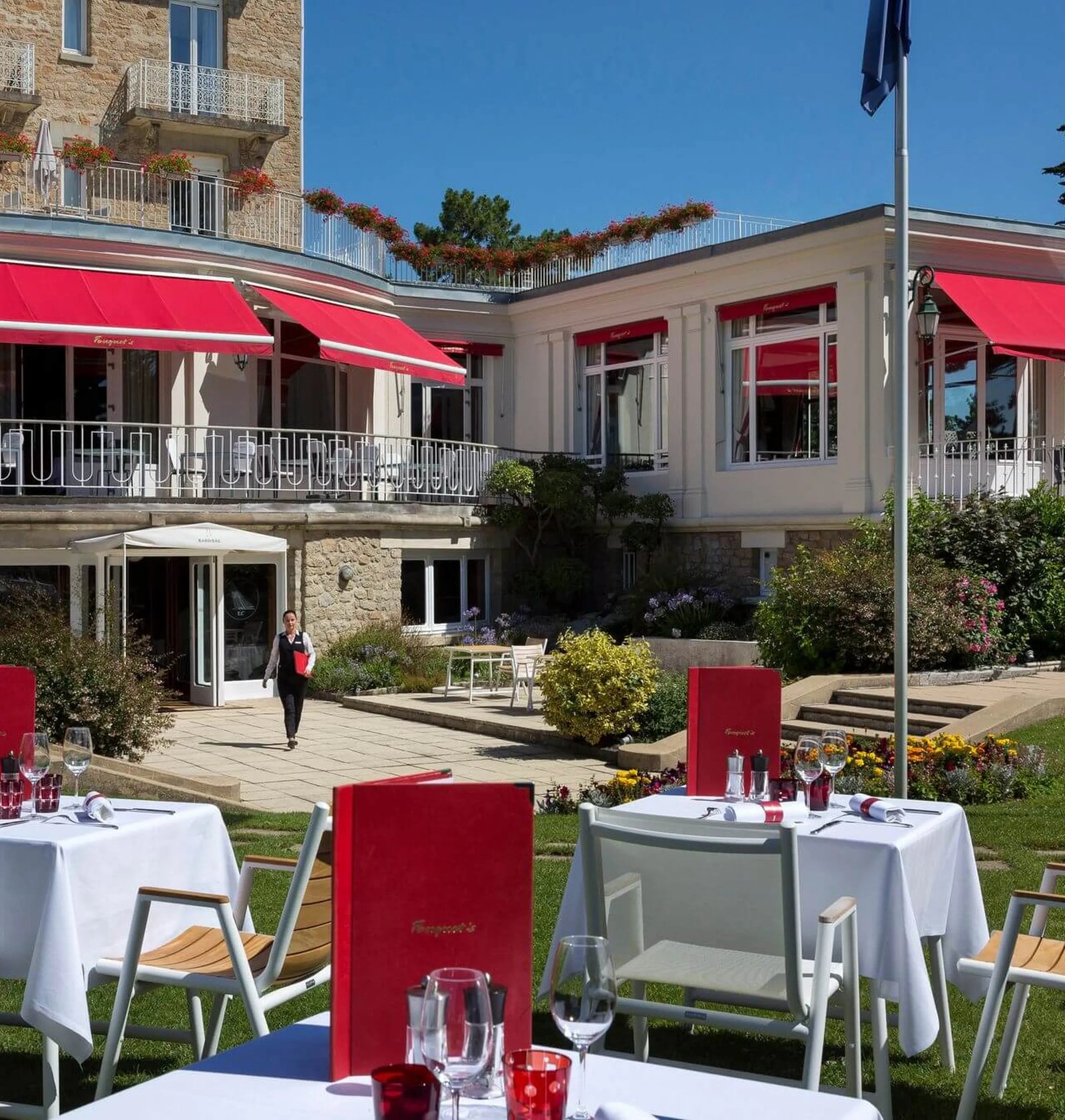 Hotel Barrière Le Royal La Baule, at the table