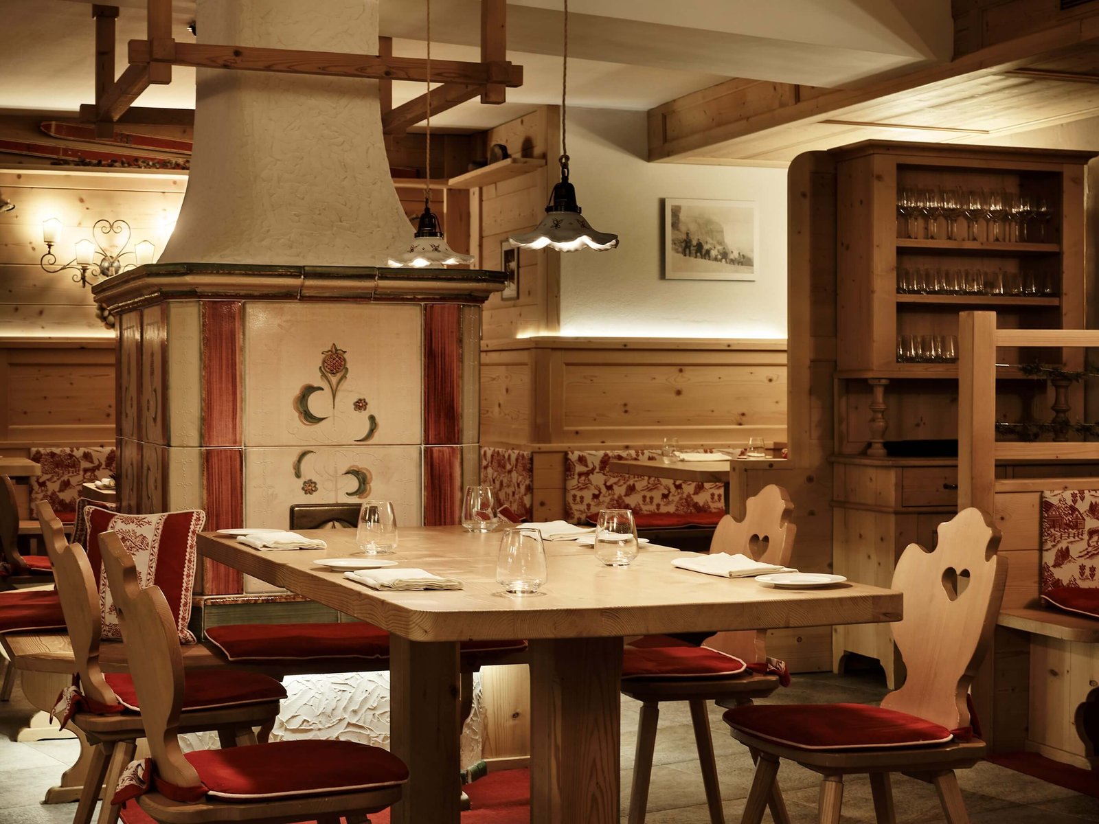 Hotel Chalet del Sogno, at the table