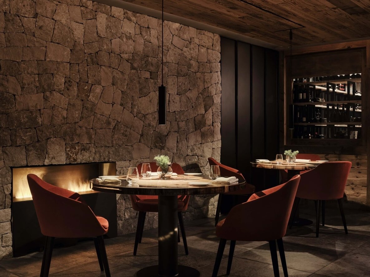 Hotel Chalet del Sogno, at the table