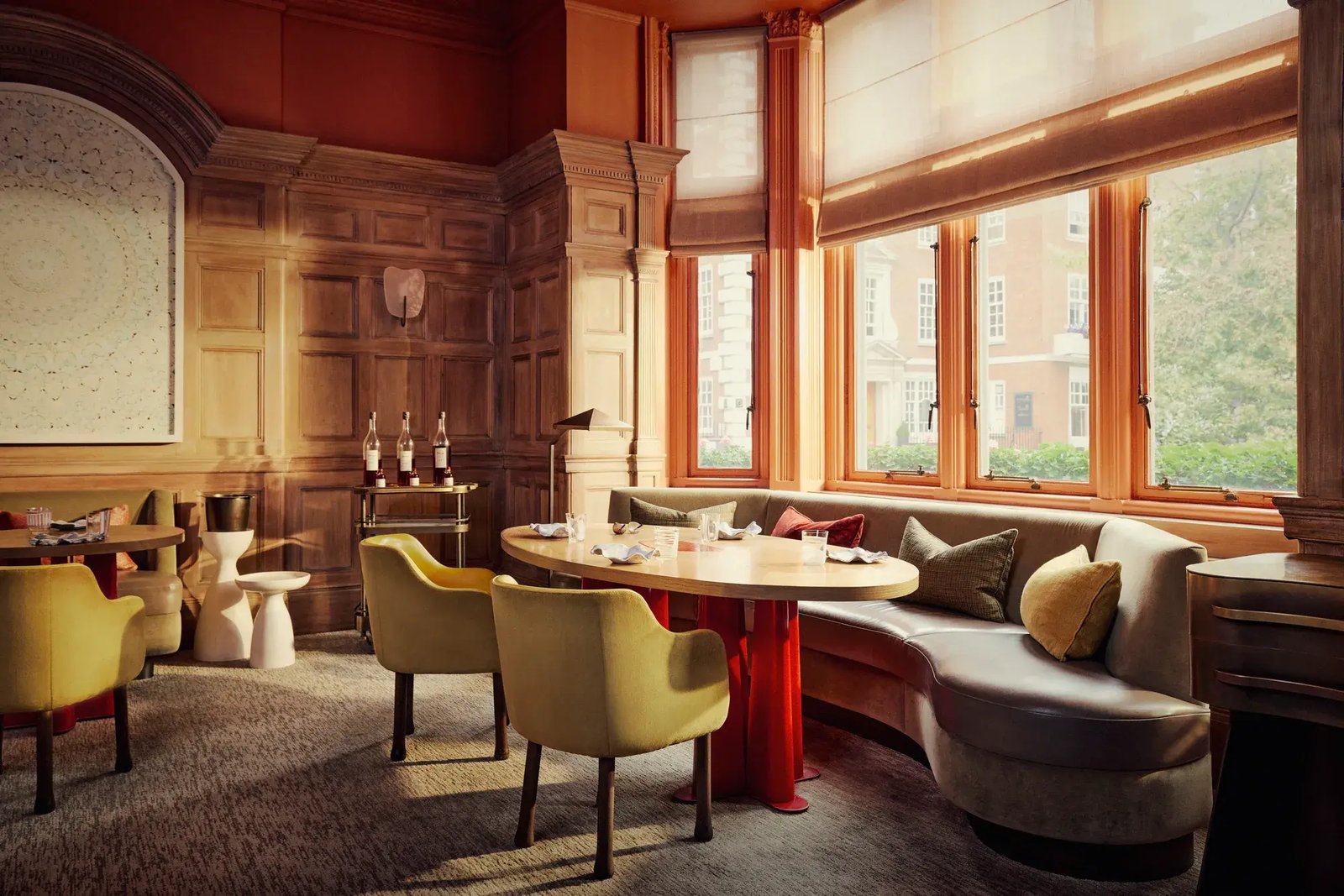 The Connaught, at the table