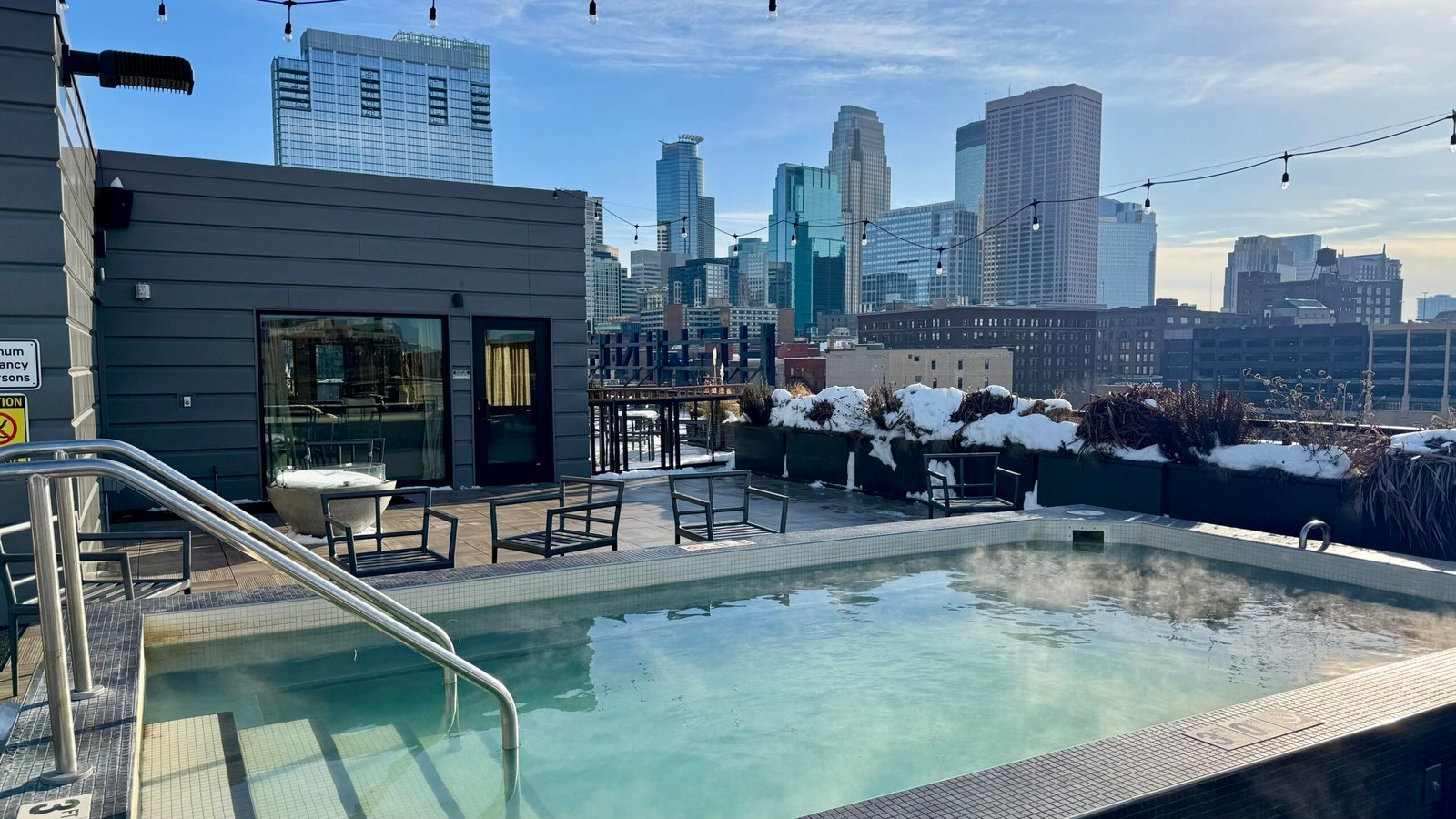 Hewing Hotel, the pool