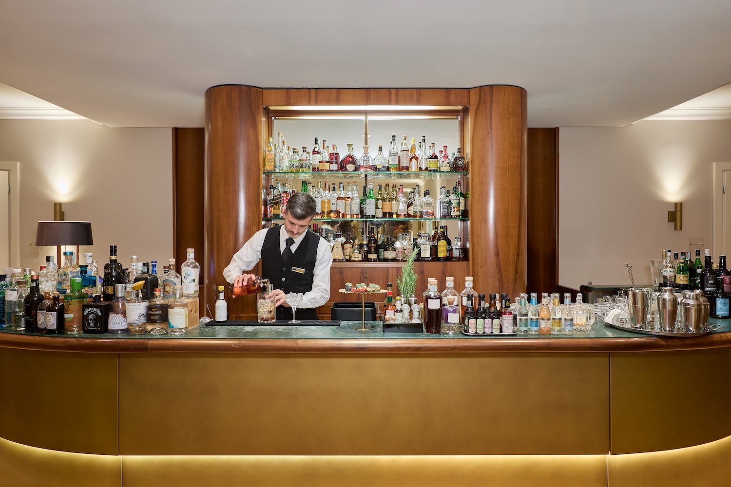 Grand Hotel Terme, at the table