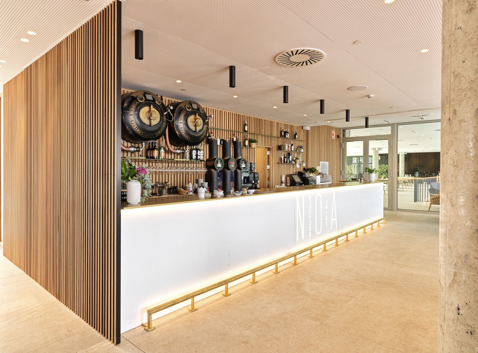 Noa Boutique Hotel, at the table