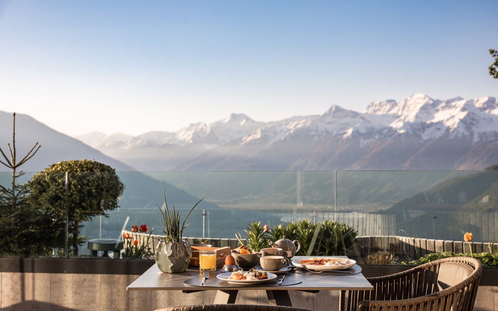 Das Gerstl Alpine Retreat, panoramic restaurant