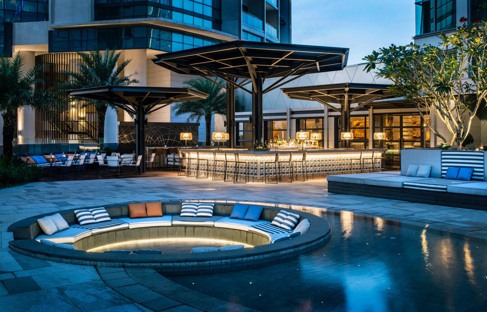 Sofitel Kuala Lumpur Damansara, at the table