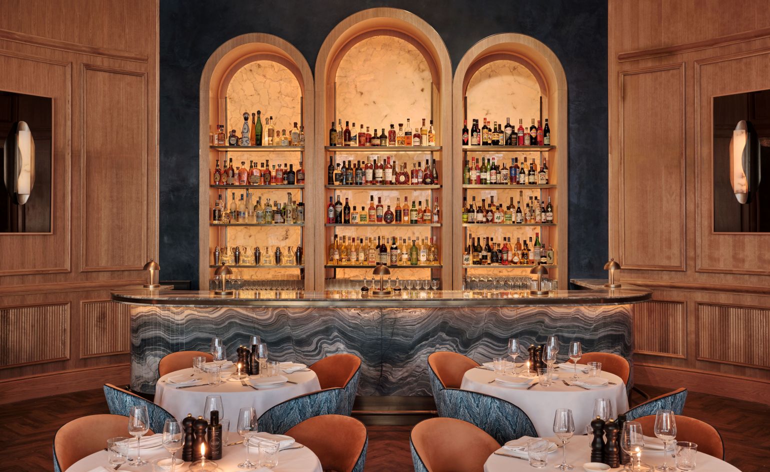 The Langham London, at the table