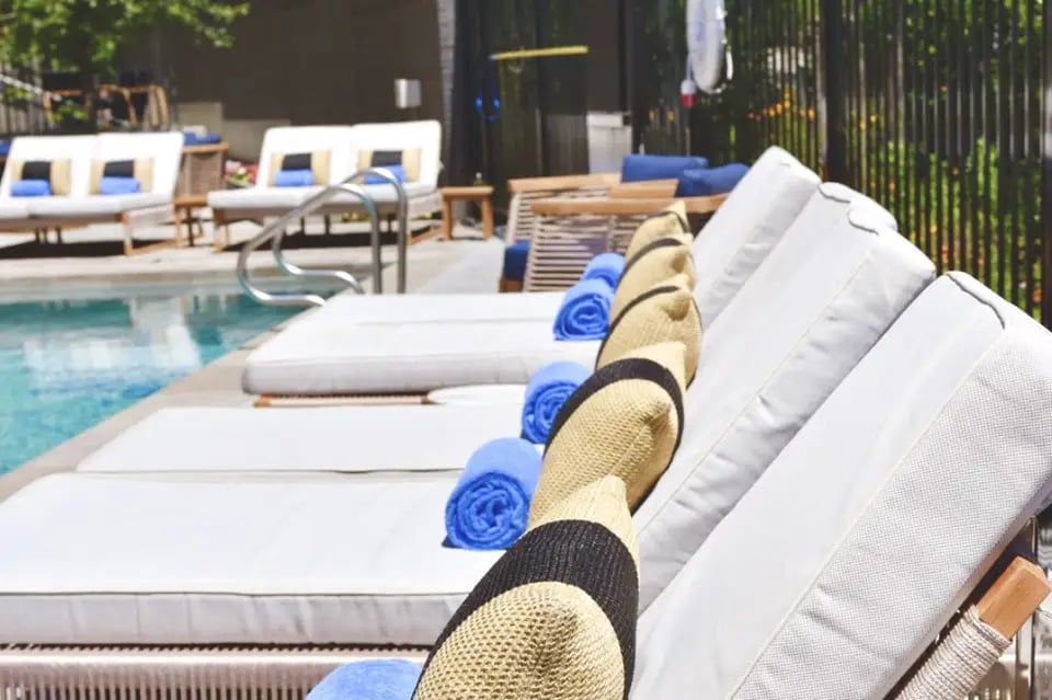 The Kimpton Pittman Hotel, the pool