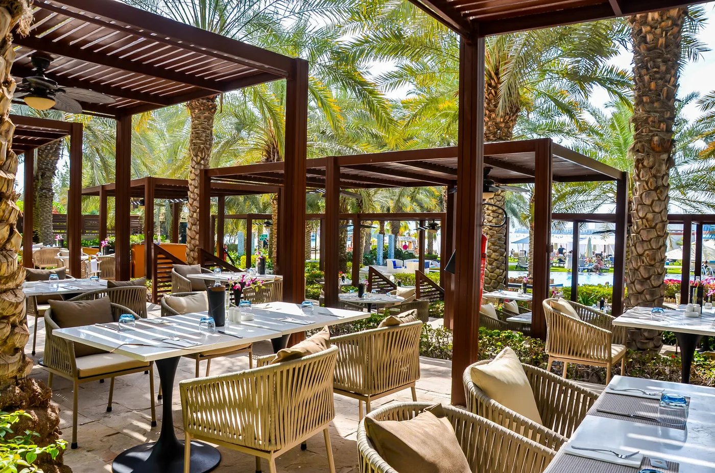 Rixos The Palm Hotel & Suites, at the table