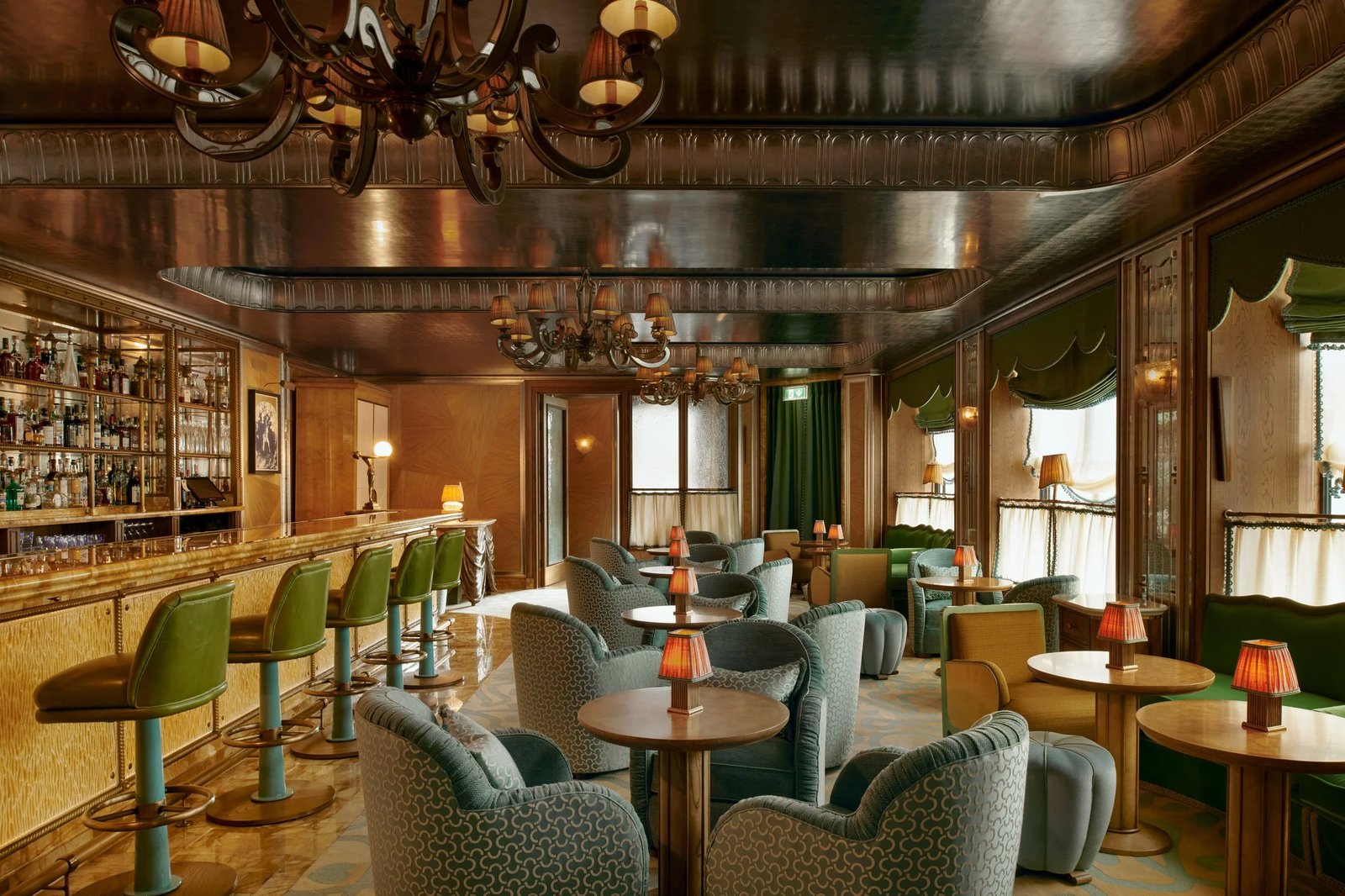 The Dorchester, at the table