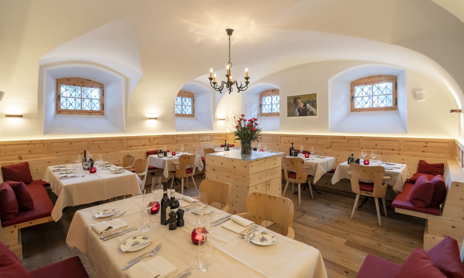 Parkhotel Margna, at the table