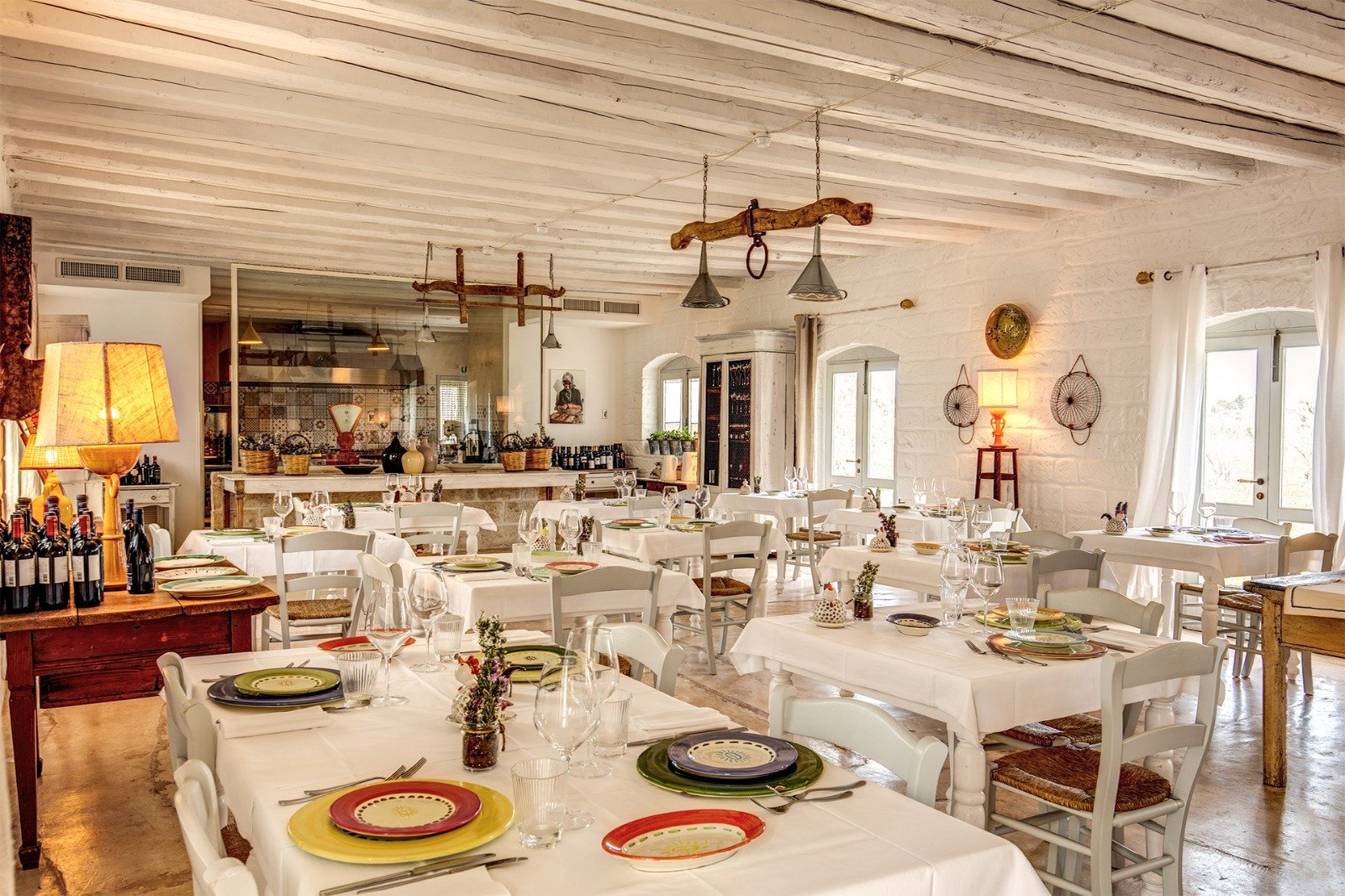 The Masseria Cervarolo, the restaurant