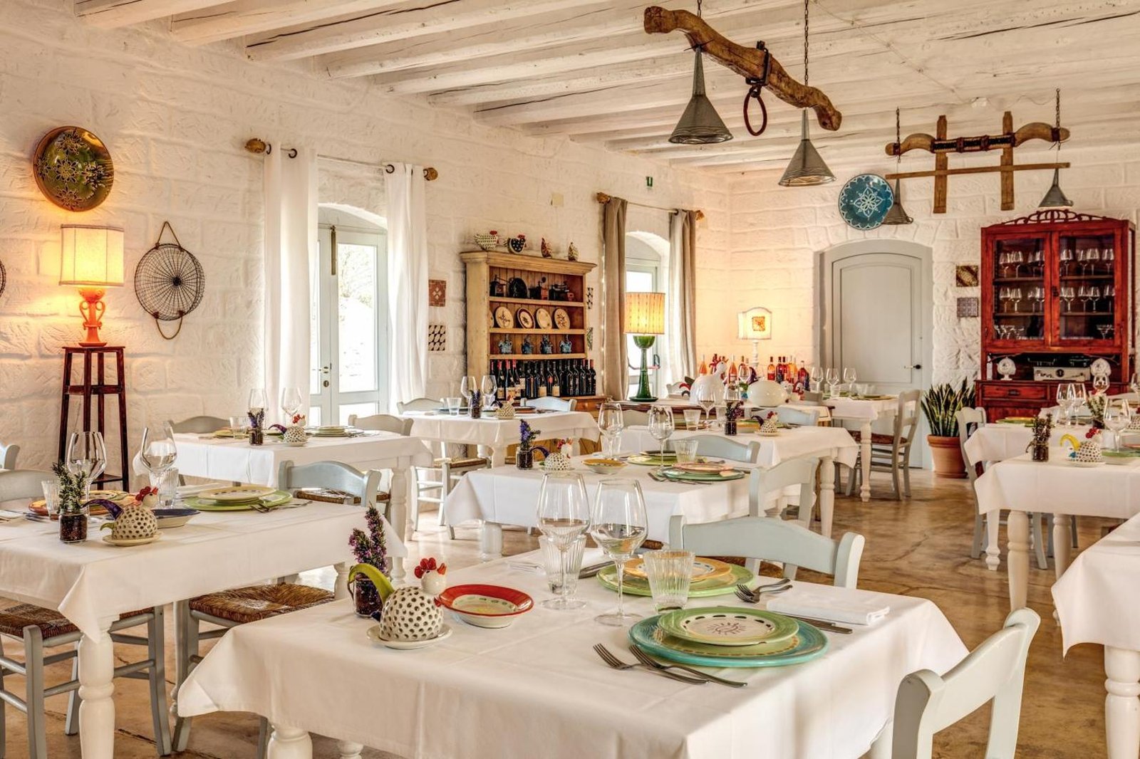 The Masseria Cervarolo, the restaurant