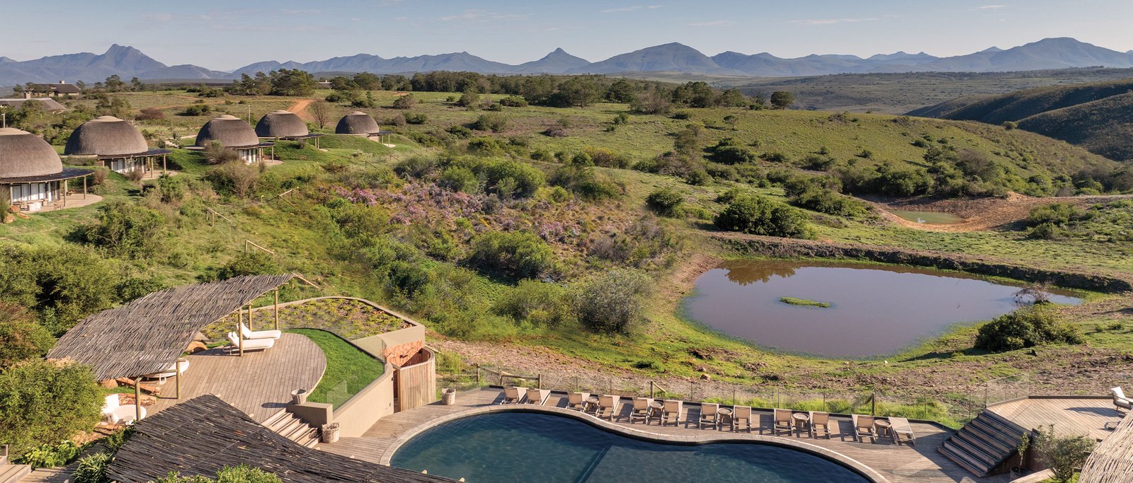 Gondwana Game Reserve, the pool
