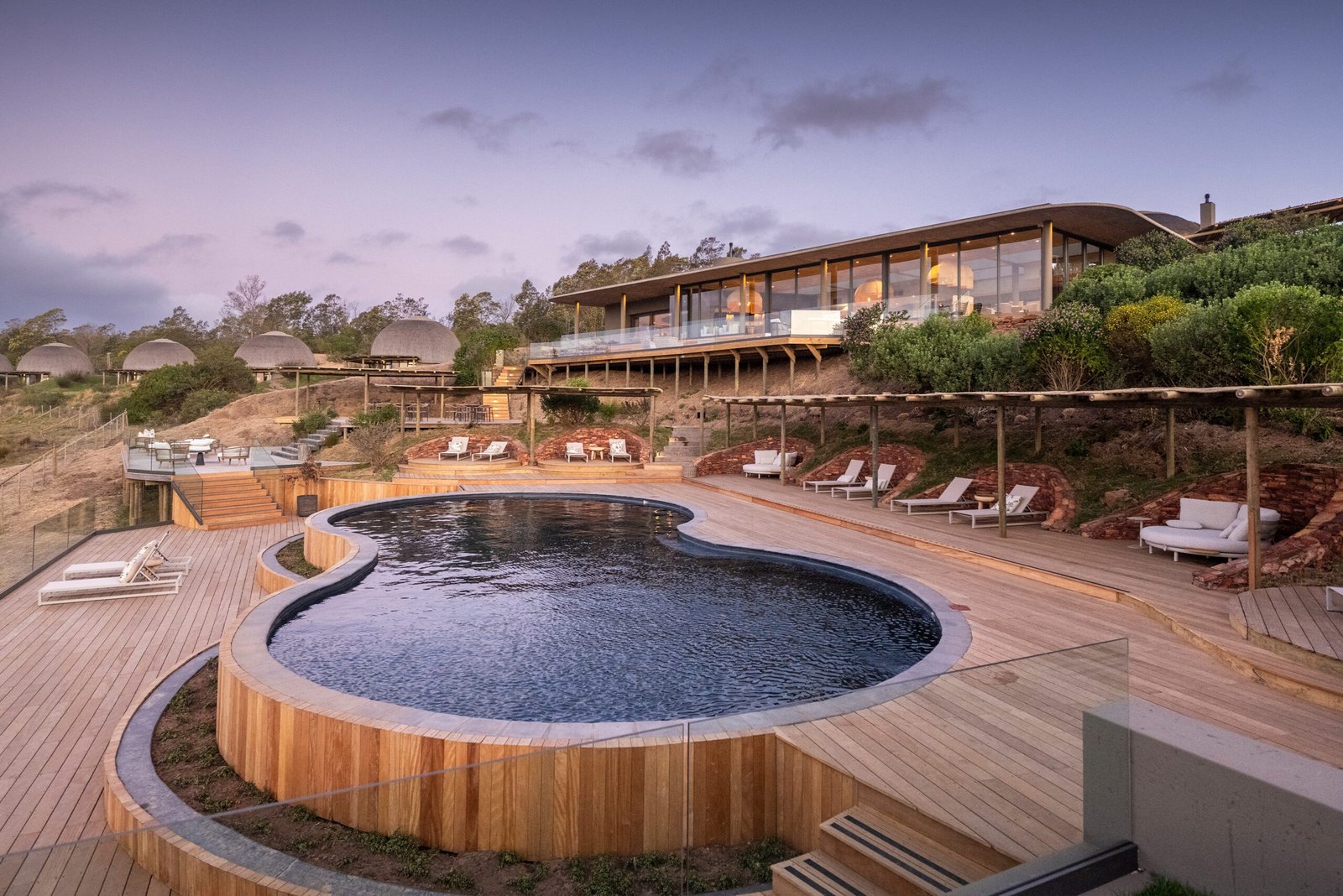 Gondwana Game Reserve, the pool