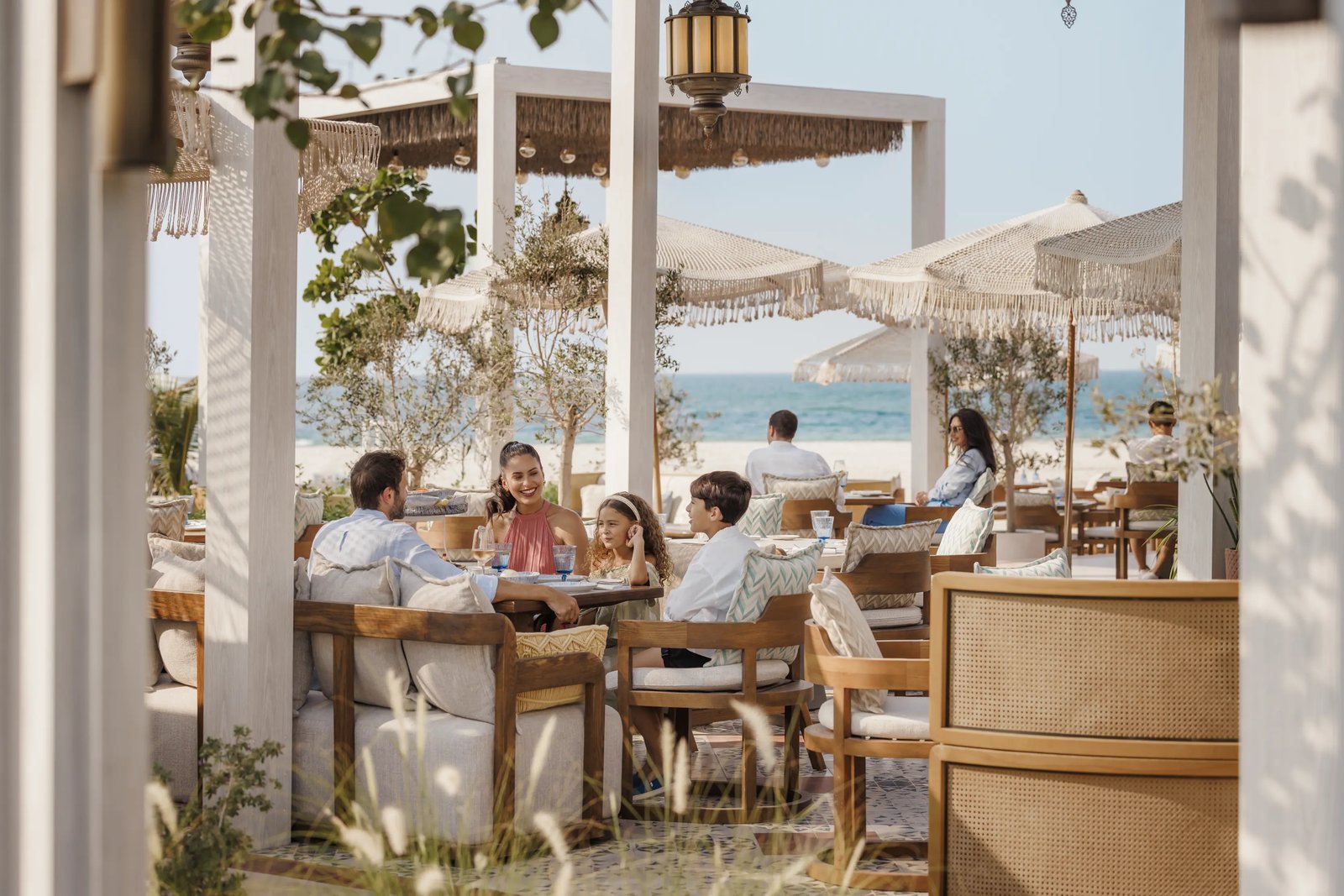 Jumeirah Beach Hotel, at the table