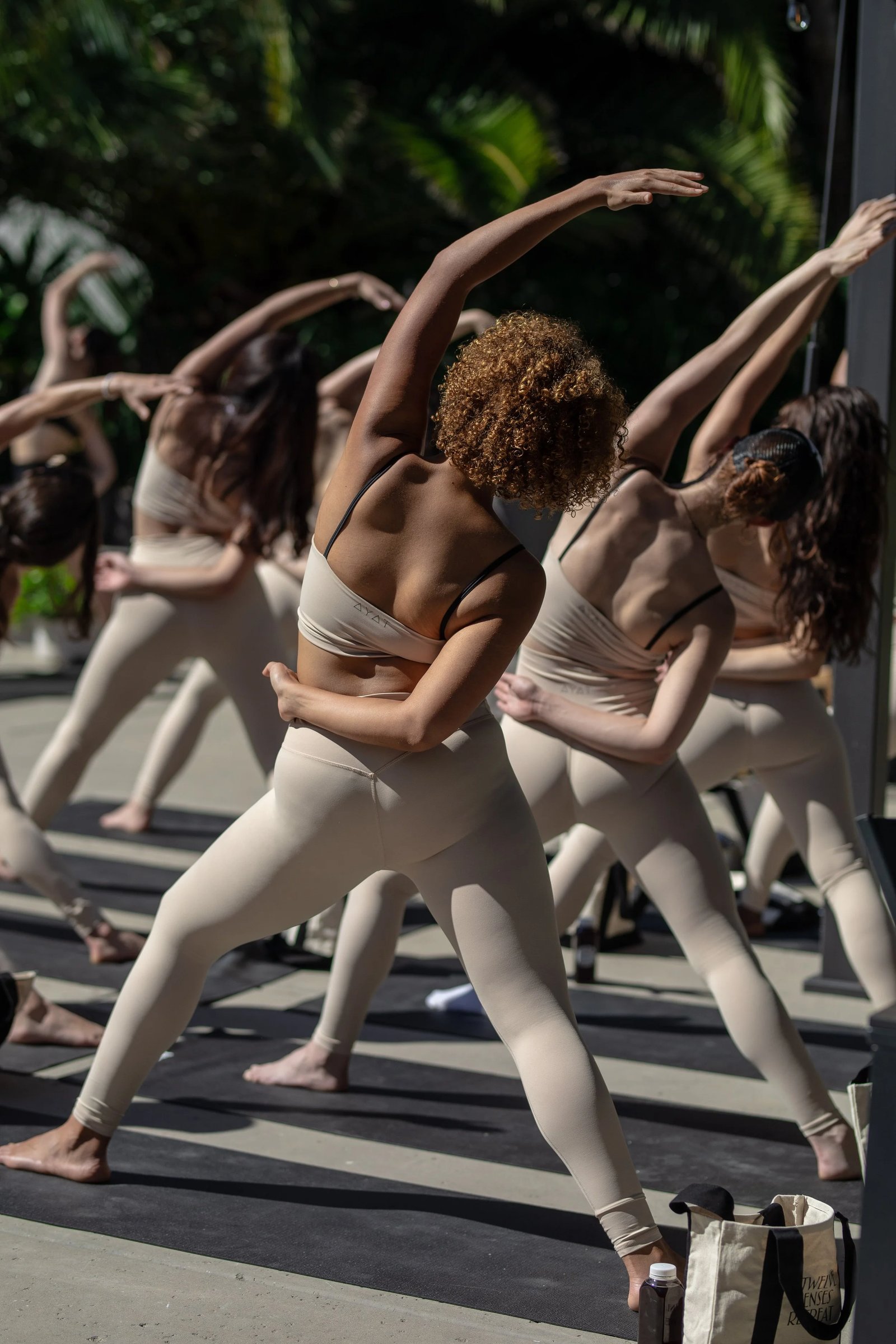 Twelve Senses Retreat, yoga on the deck
