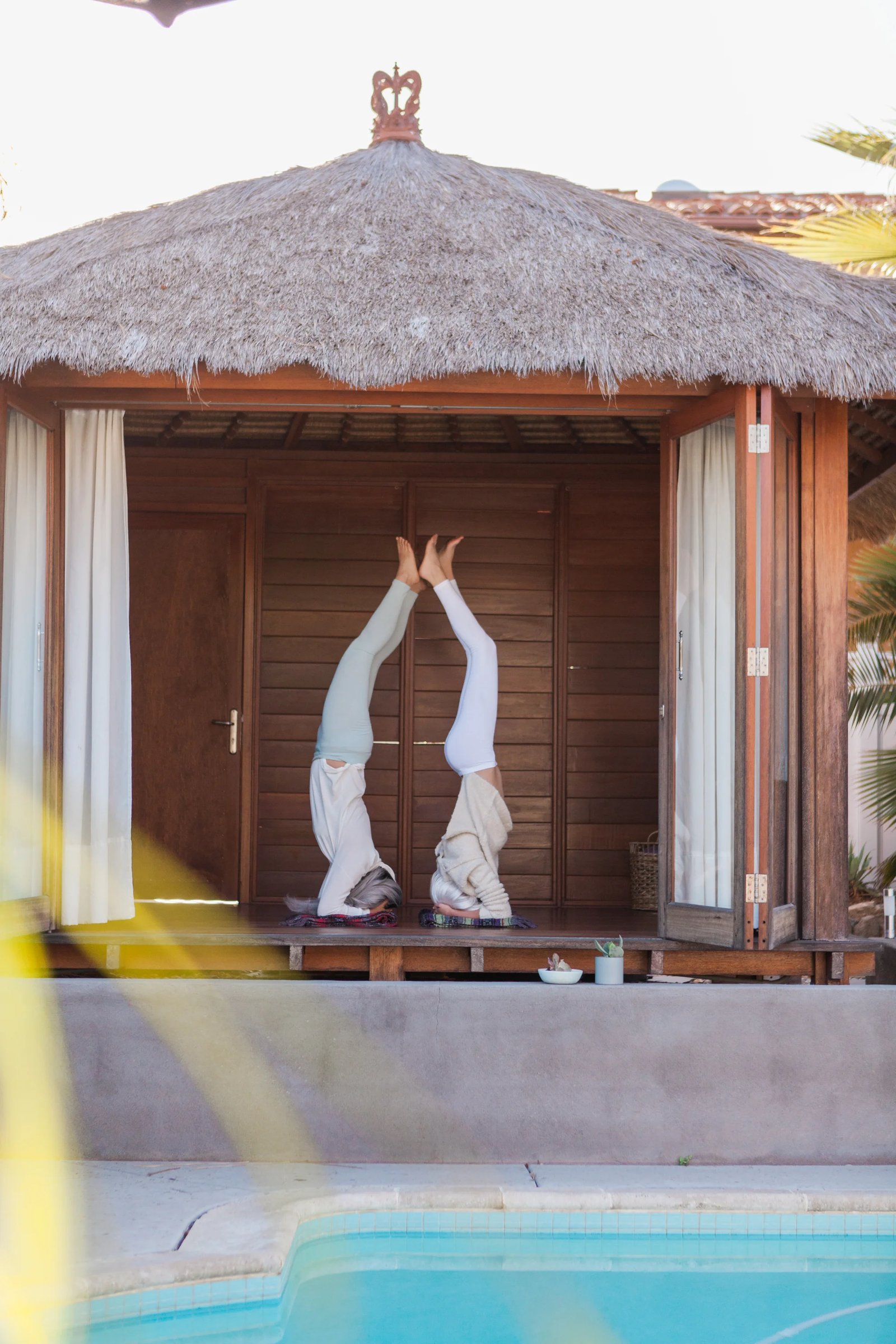 Twelve Senses Retreat, yoga on the deck