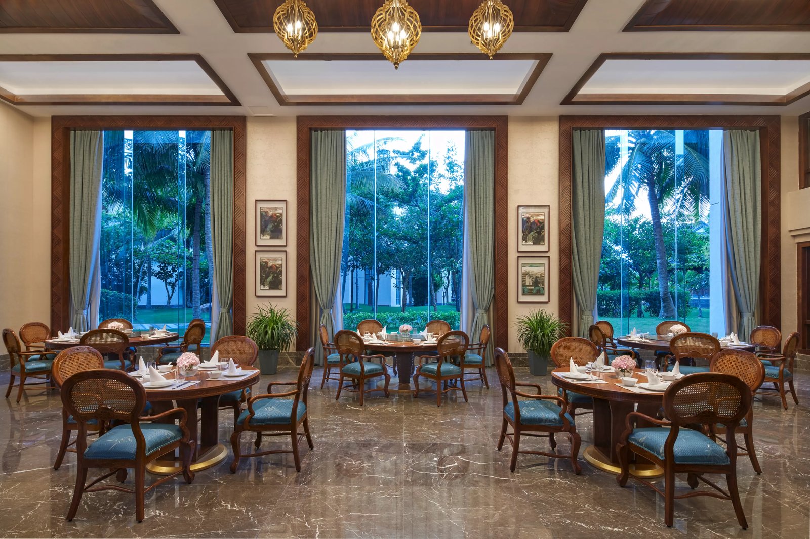 Fairmont Sanya Haitang Bay, at the table