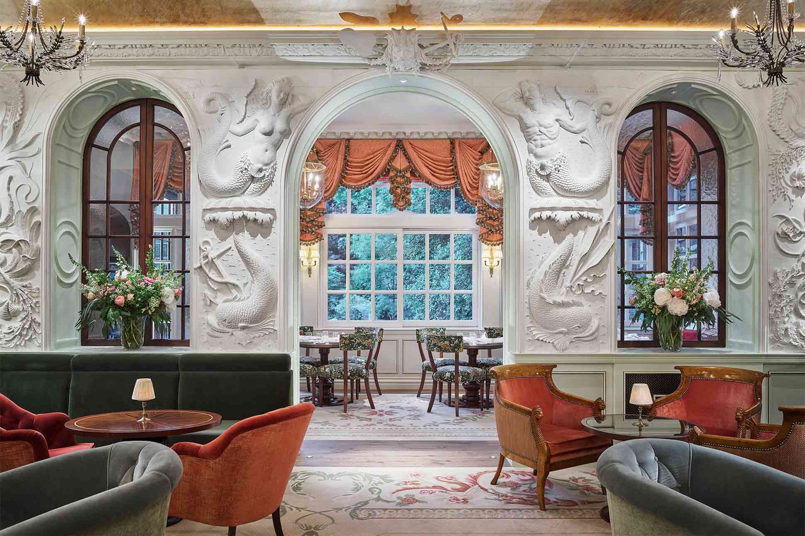 The Goring Hotel, the veranda