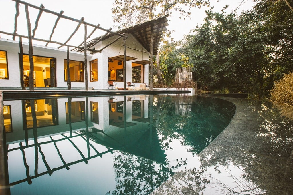 Jamtara Wilderness Camp, the pool