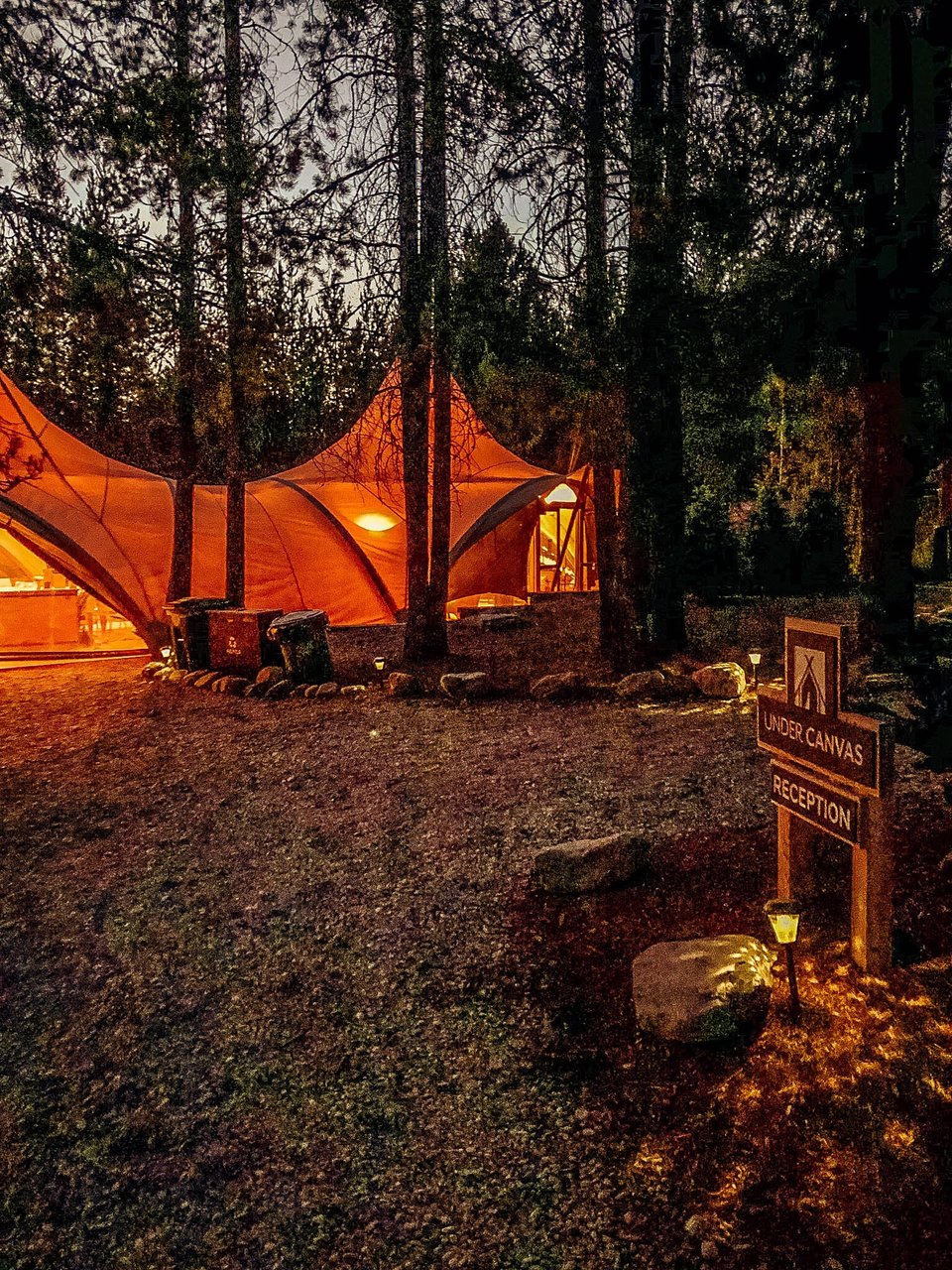 Under Canvas Glacier, how it began
