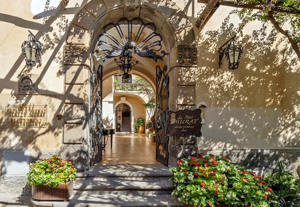 Hotel Palazzo Murat, how it began