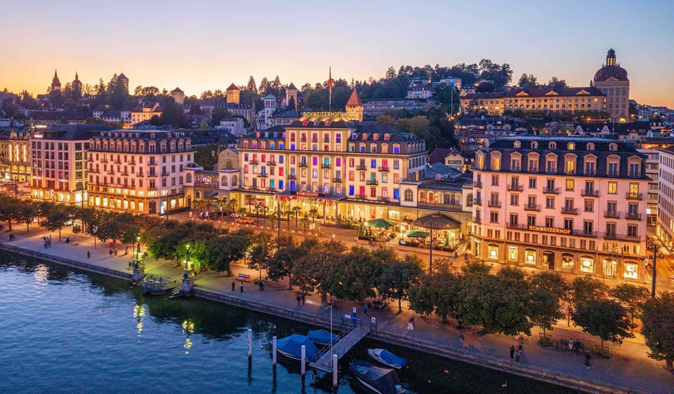 Hotel Schweizerhof Luzern, how it began