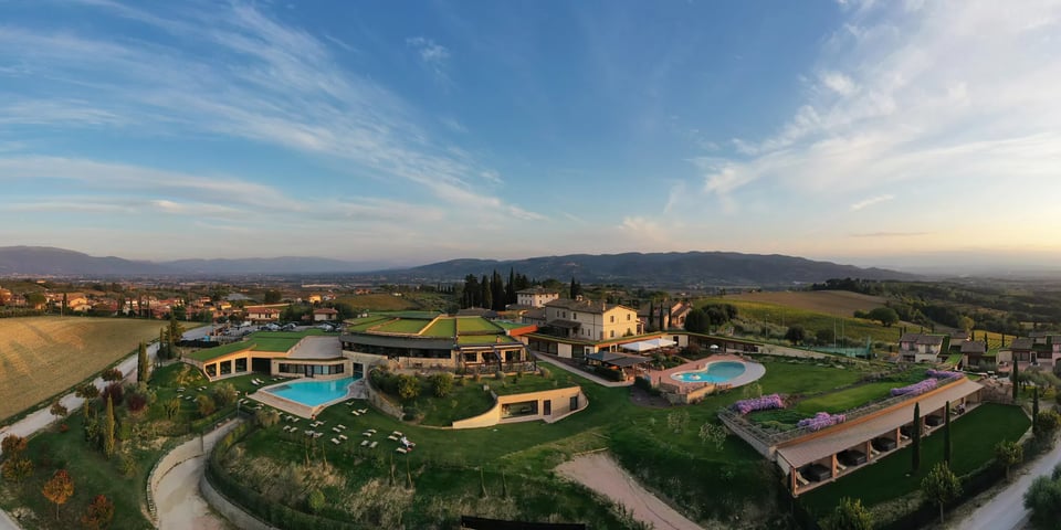 Borgobrufa Spa Resort, how it began