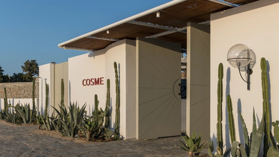 Cosme, a Luxury Collection Resort, Paros, how it began