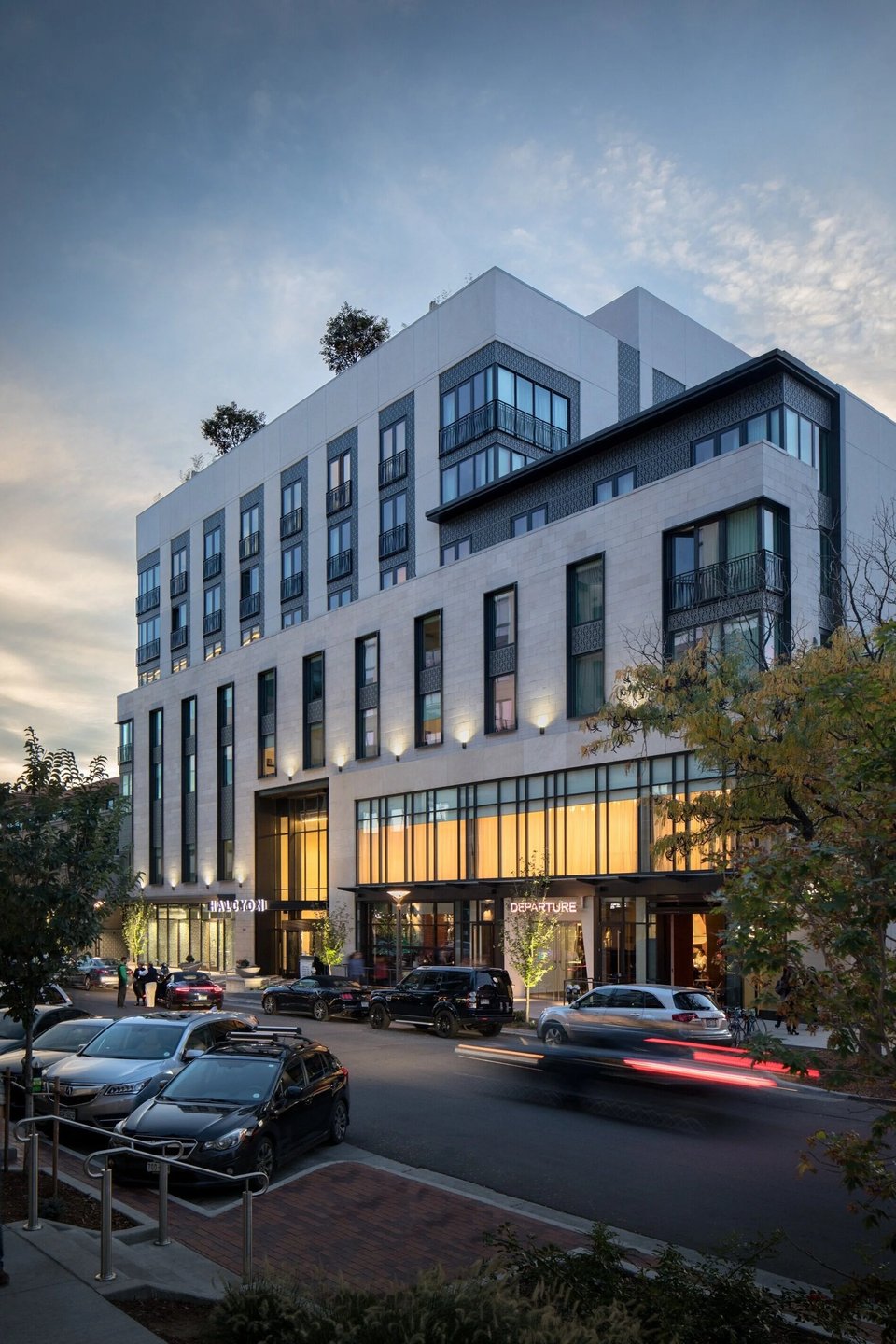 Halcyon, a hotel in Cherry Creek, Denver, how it began