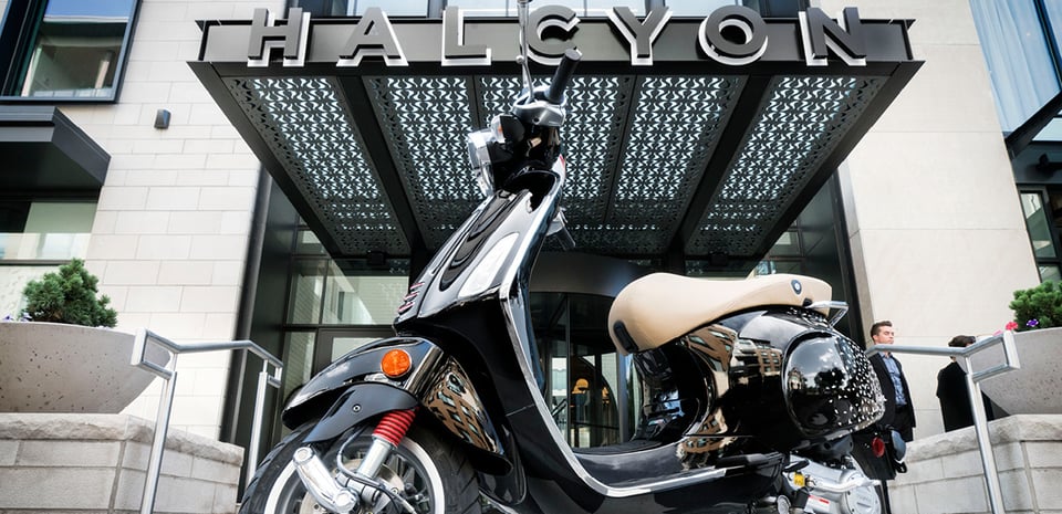 Halcyon, a hotel in Cherry Creek, Denver, how it began