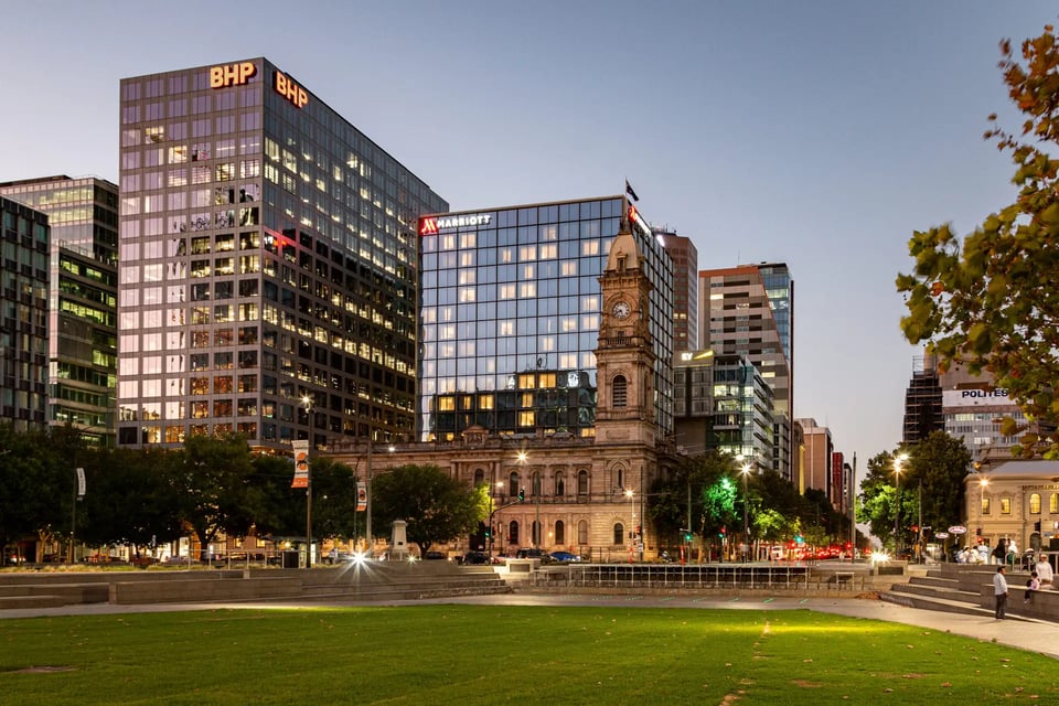 Adelaide Marriott Hotel, how it began