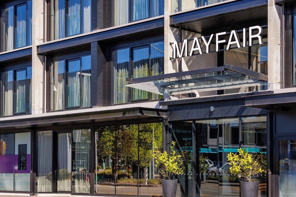 The Mayfair Hotel Christchurch, how it began
