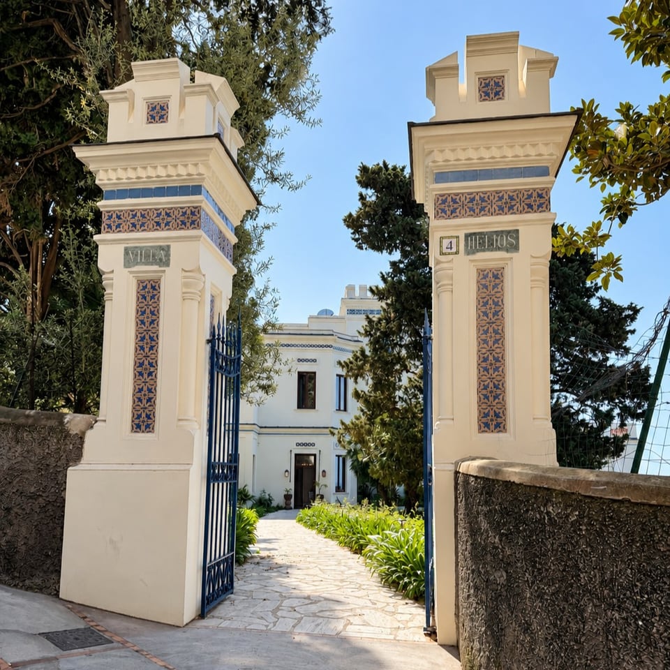 Villa Helios Capri, how it began