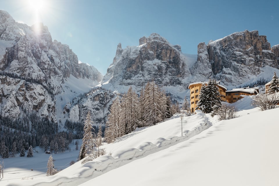 Kolfuschgerhof Mountain Resort&Spa in Dolomites Colfosco - Corvara - Alta Badia, how it began