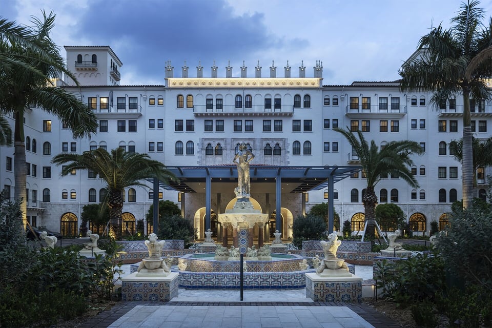 Cloister at The Boca Raton, how it began